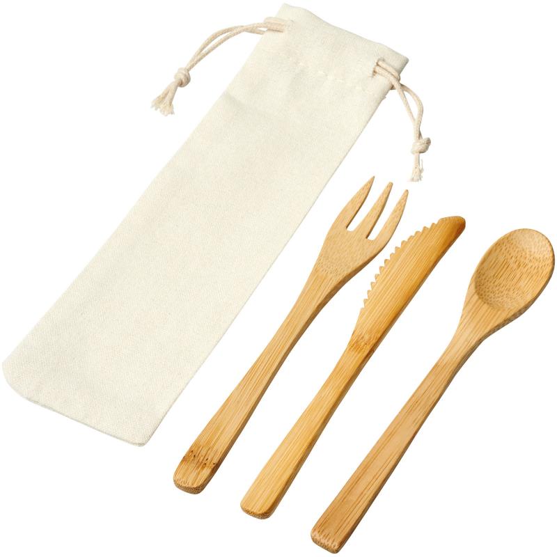 Celuk bamboo cutlery set