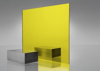 Yellow 2208 Acrylic and Mirror Walls Crewe