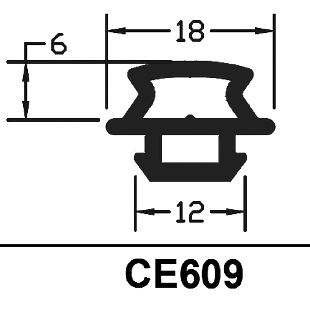 UK Suppliers Of Alu-tec Bubble Gasket 12 x 6 x 18mm
