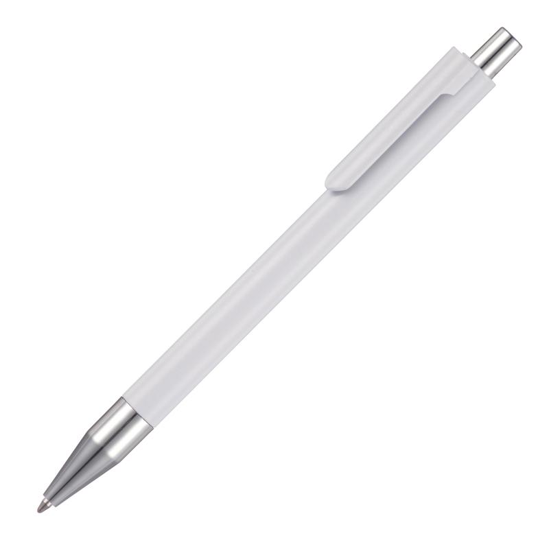 Cayman Solid White Ball Pen