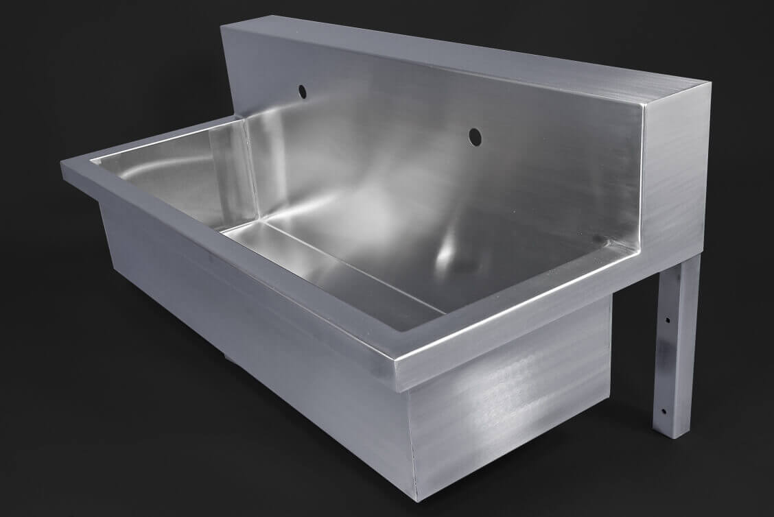 Stainless Steel Wash Troughs For Public Restroom Upgrades In Schools