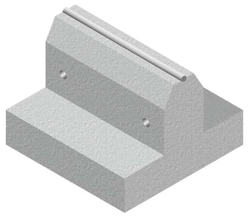 Concrete Base Sleeper Pipe Support