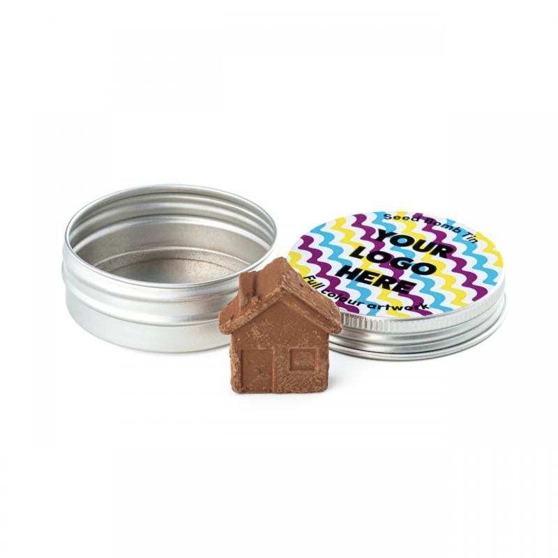House Shaped Seed Bomb - Tin