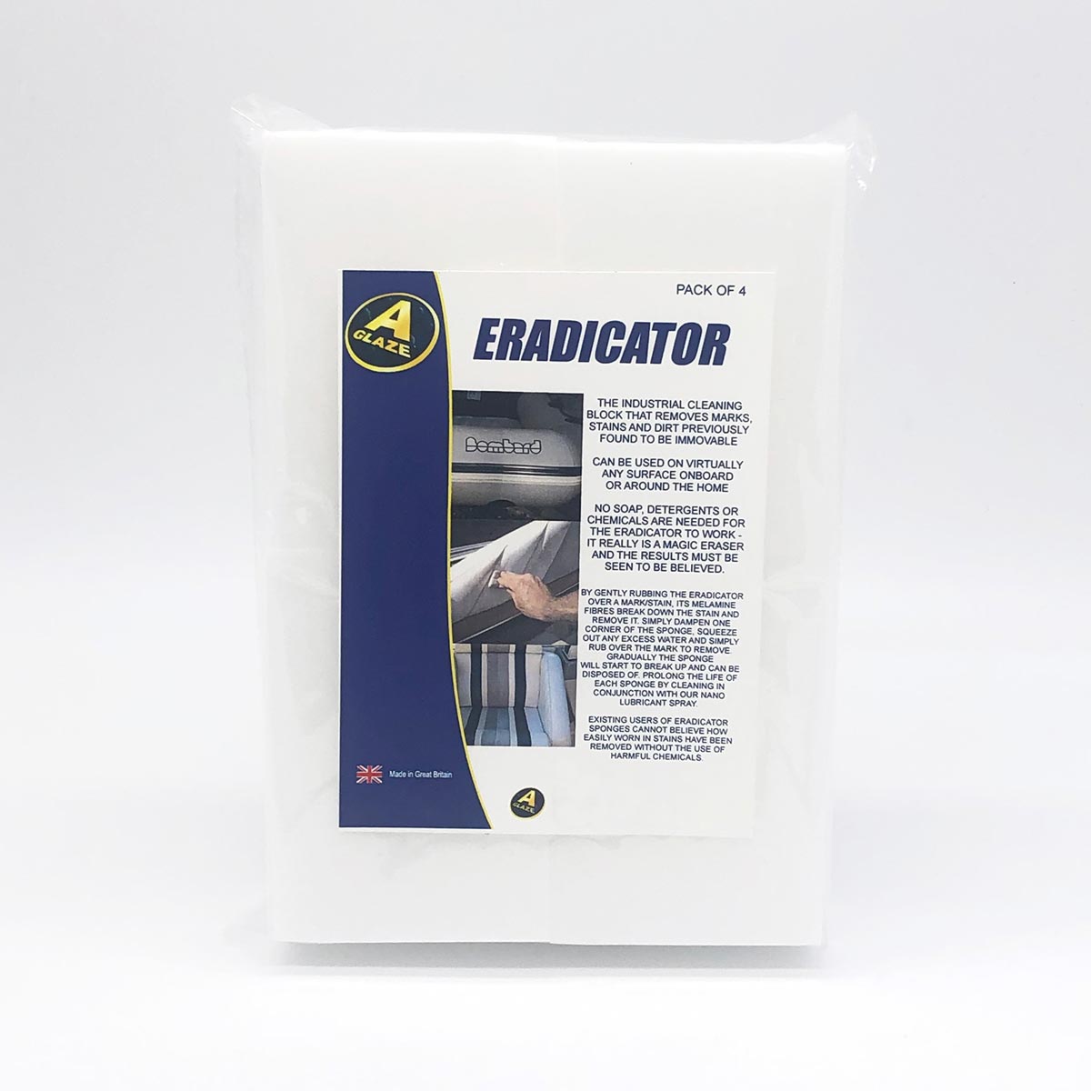 UK Suppliers Of ERADICATOR – Magic Sponge Erasers (Pack or 4)
