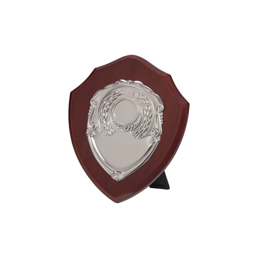 Small Wooden Shield - Mahogany - 4 Sizes