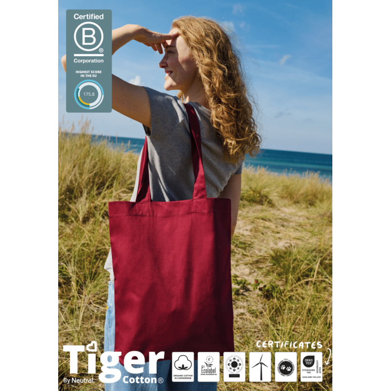 Neutral Tiger Cotton Organic in Conversion Twill Bag