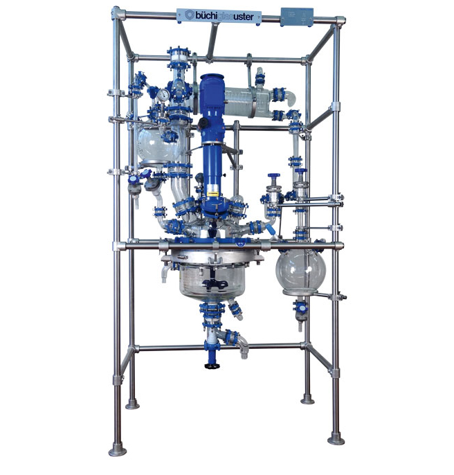 UK Distributors of BR30-K Glass Jacketed Reactor with Distillation