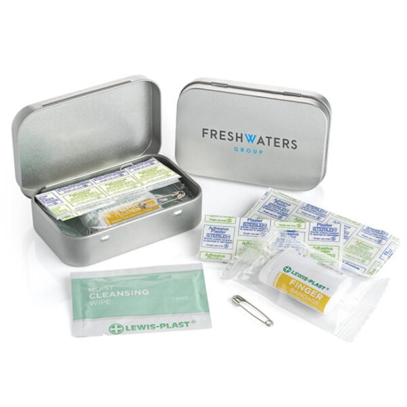 First Aid Kit in a Pastille Tin