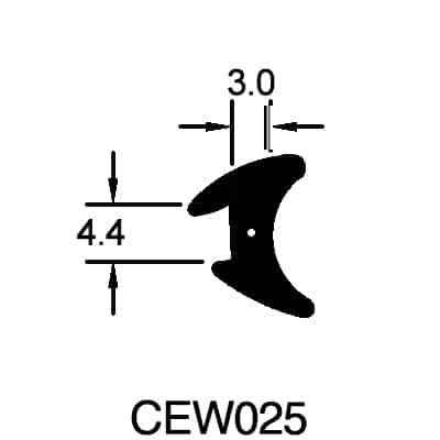 Specialist Suppliers Of Wedge Gasket (4.4mm x 3mm)