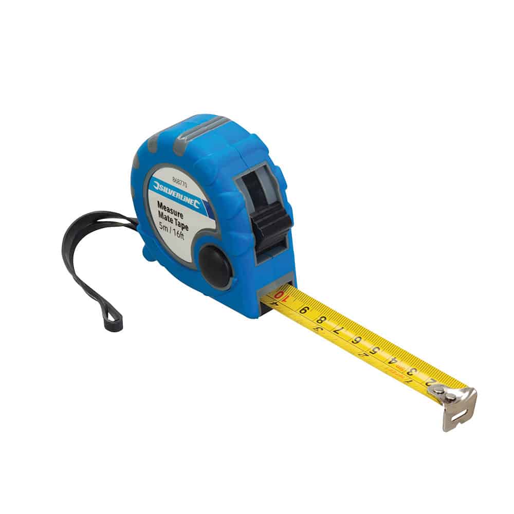 Specialist Suppliers Of Silverline Measure Mate Tape 5m / 16ft
