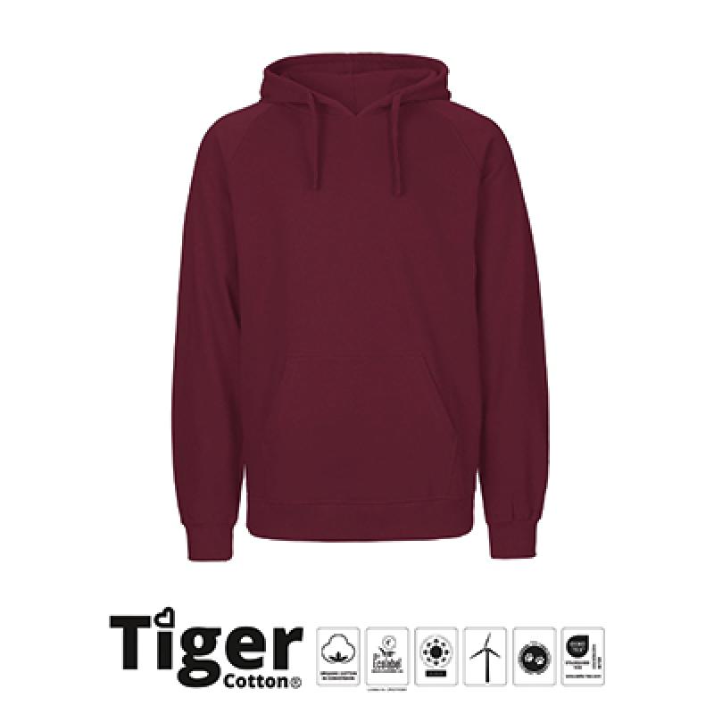 Neutral Tiger Cotton Organic in Conversion Hooded Sweatshirt
