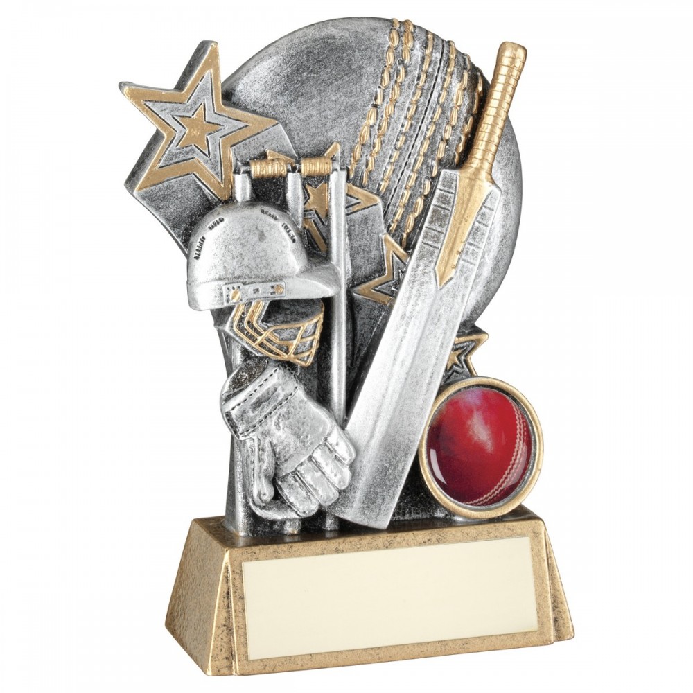 Resin 2 tone Cricket Award - 3 sizes