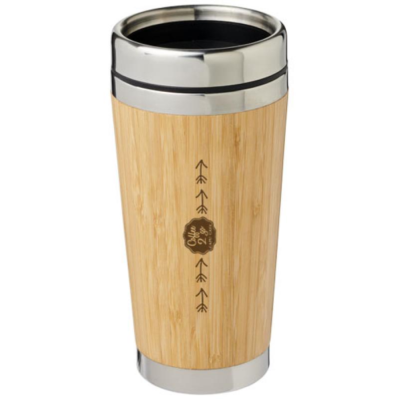 Bambus 450 ml tumbler with bamboo outer