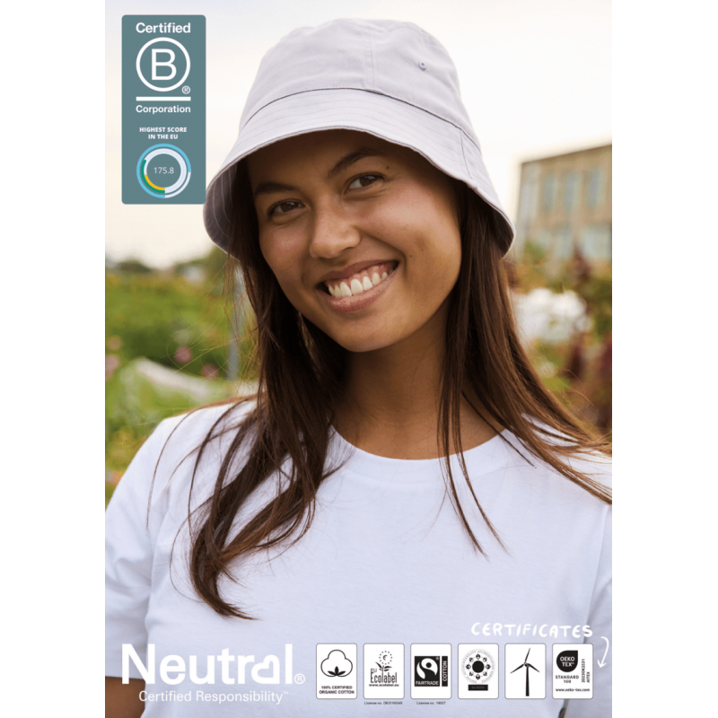 Neutral Fairtrade Organic Bucket Hat