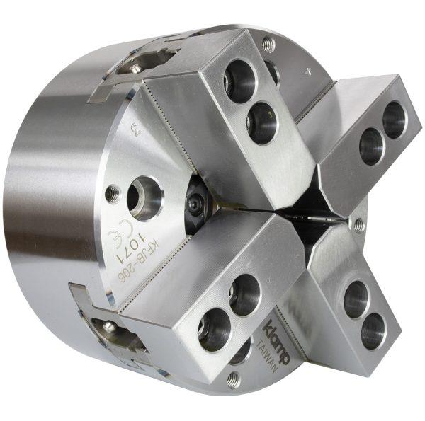 UK Suppliers of KFJB-206A5 Large thru-hole 4-jaw open centre chuck