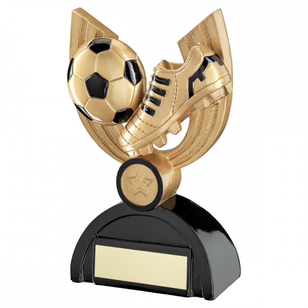 Gold & Black Football Boot Award - 3 sizes