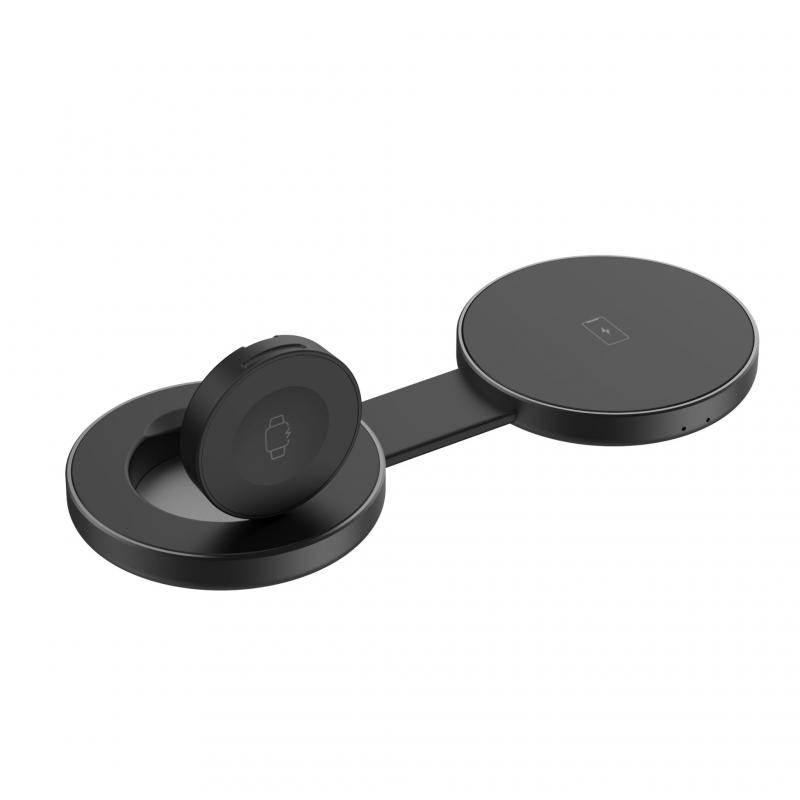 Clam 15W Compact Wireless Fast Charger