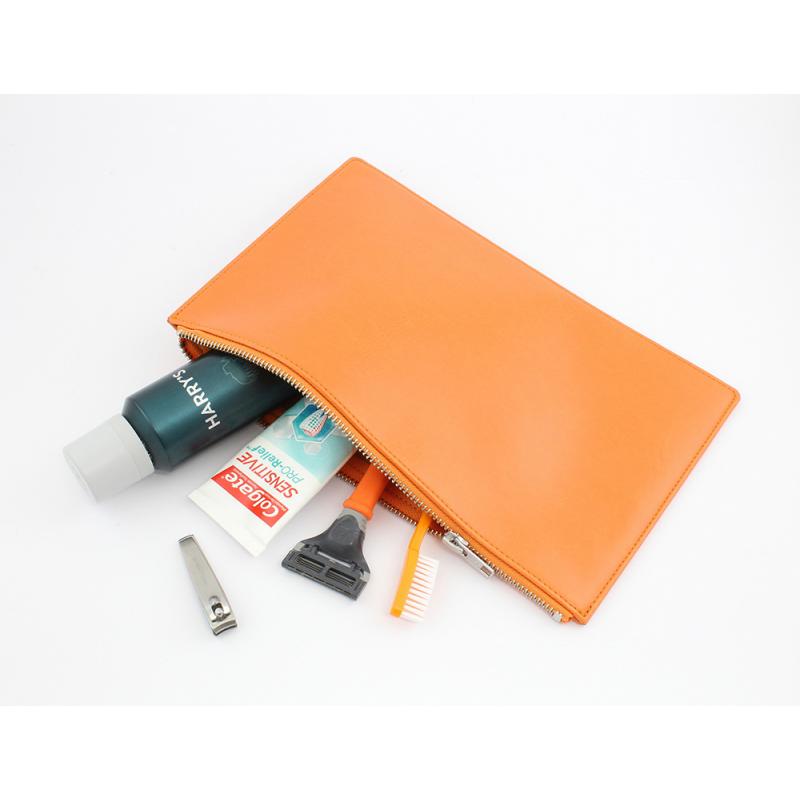 Belluno Coloured PU Medium Zipped Pouch