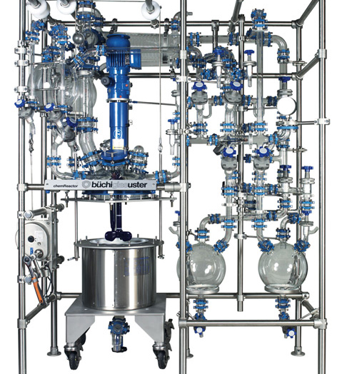 CR15-K Glass and Glass Lined Steel Jacketed Reactor