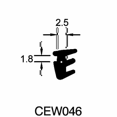 UK Suppliers Of Wedge Gasket (1.8mm x 2.5mm)