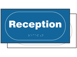 Reception sign.