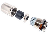 Strain Relief Cable Glands With Neoprene Seal