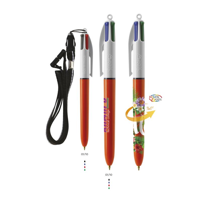 BIC&#174; 4 Colours Fine + Lanyard Digital