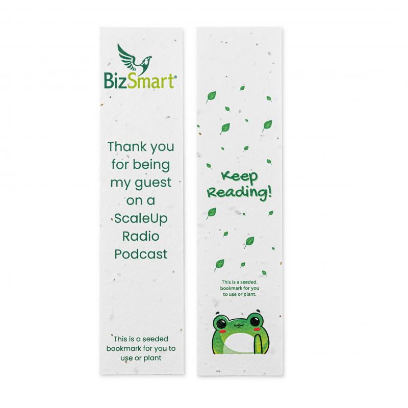 Seed Paper Bookmark - 220gsm Seed Paper