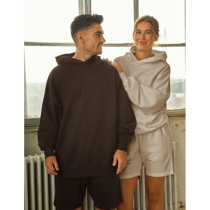 Neutral Tiger Cotton Organic in Conversion Oversize Hoodie