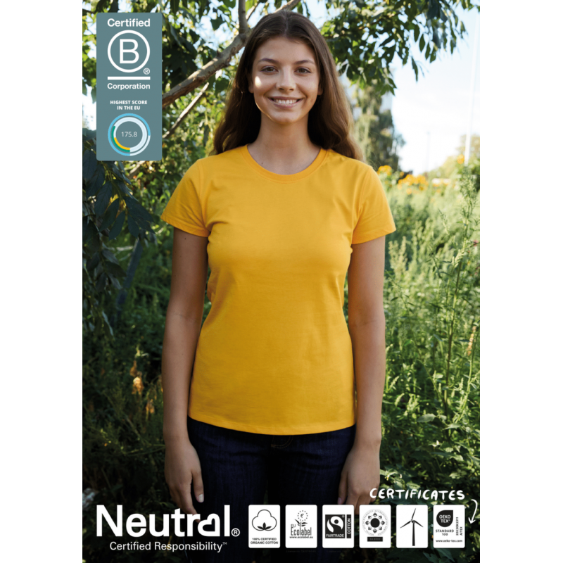 Neutral Fairtrade Organic Ladies Standard Fit T-Shirt