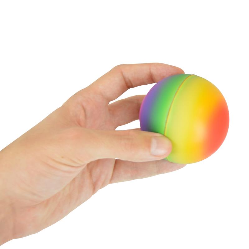 Rainbow Ball Shaped Stress Toy