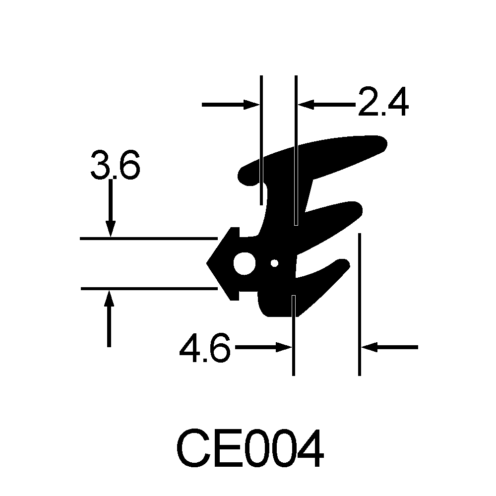 UK Suppliers Of E Gasket 2.4 x 4.6 x 3.6mm