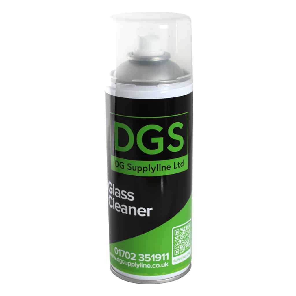 UK Suppliers Of DGS Glass Cleaner 400ml Can