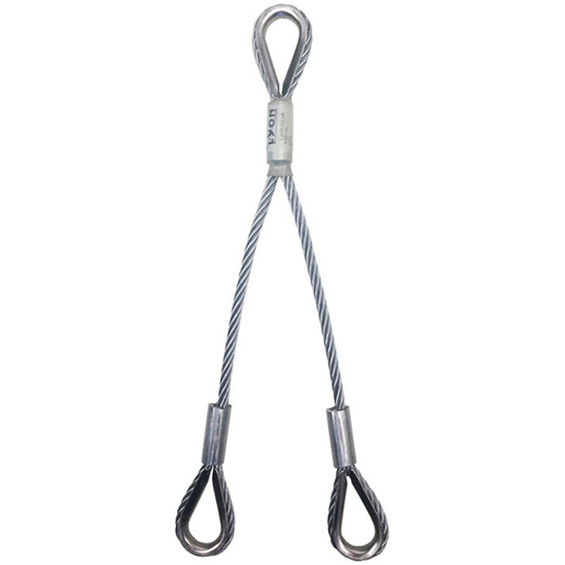 Lyon Ladder Spreader Maillon Ends - Galvanised Steel