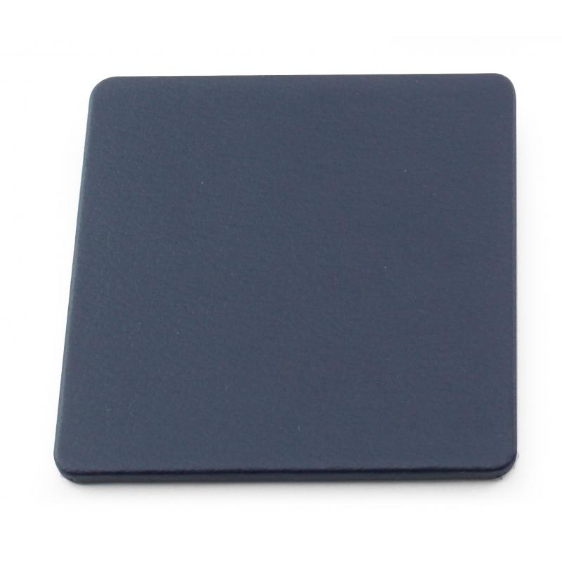 E Leather Square Coaster