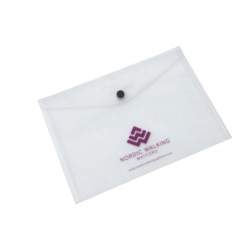 A5 Polyprop Popper Wallet