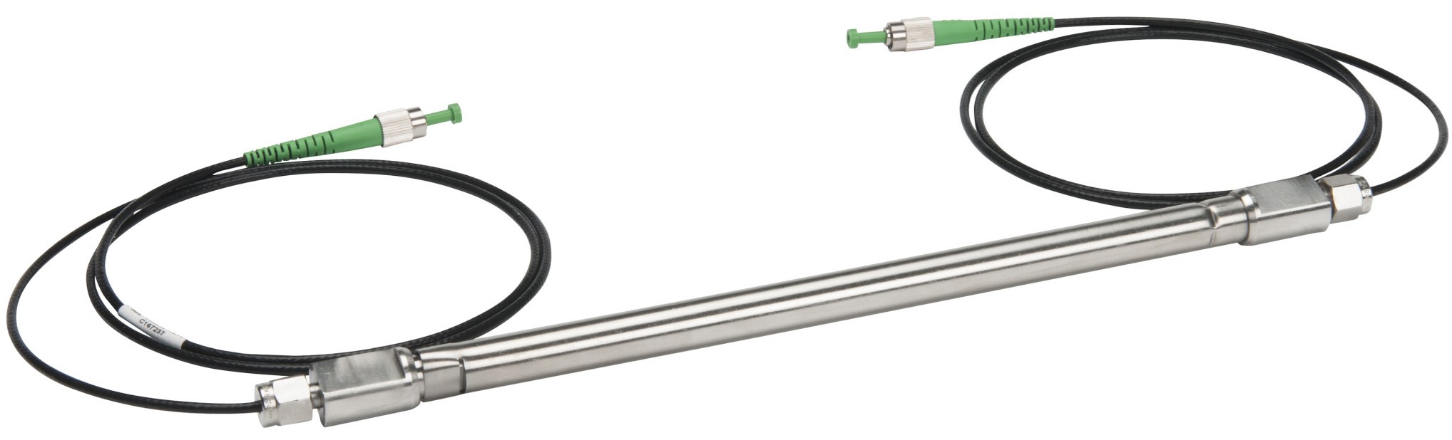 Long Gauge Length Surface Mountable Temperature Compensated Optical Strain Sensor