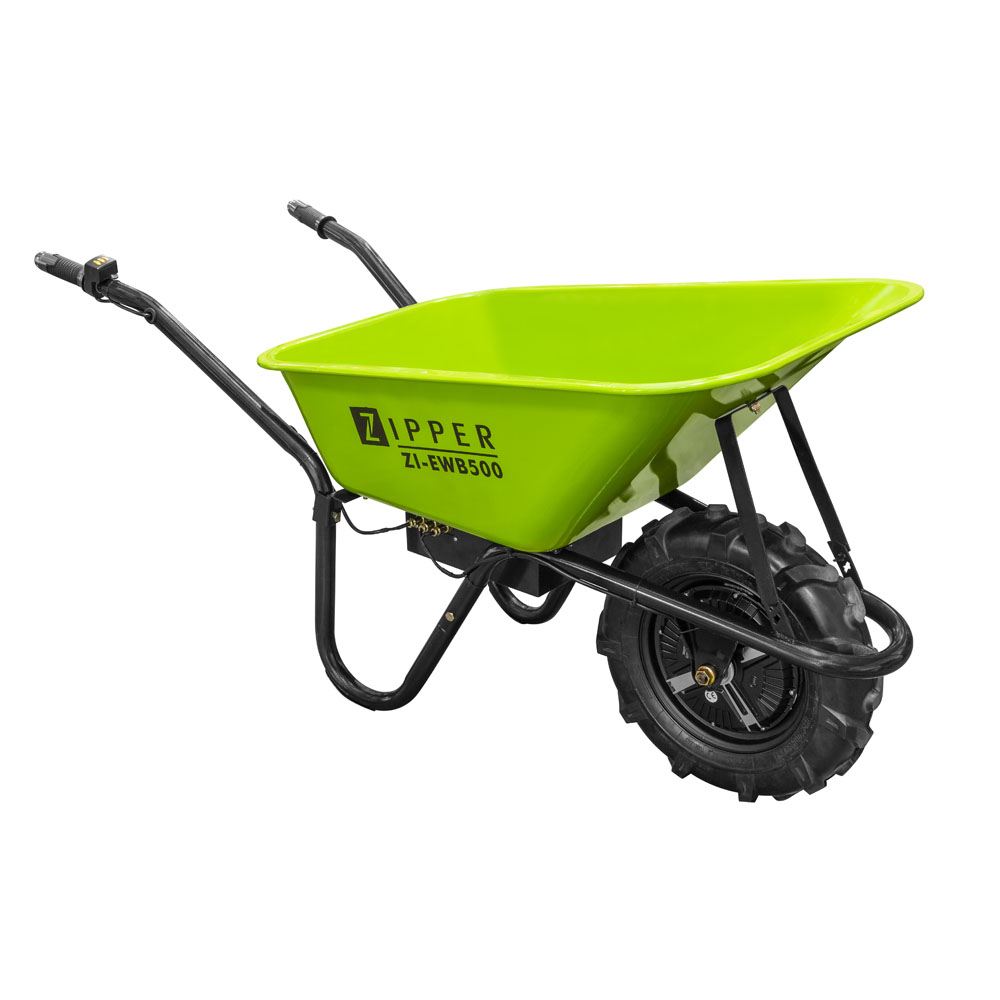 Zipper ZI-EWB500 75l/100KG Electric Wheelbarrow