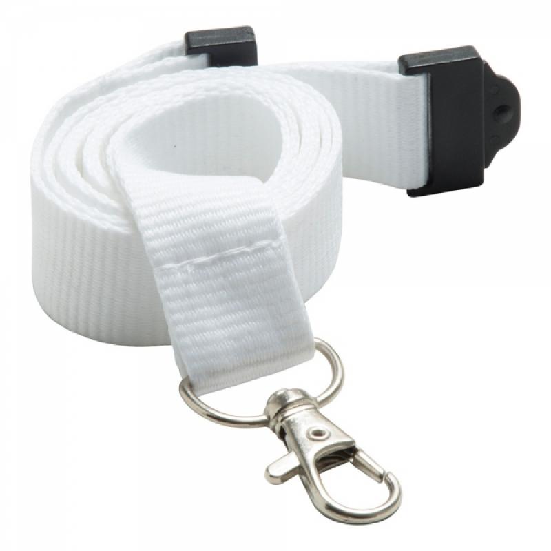 20mm Flat Polyester Lanyard (UK Stock: Available in 13 Stock Colours)