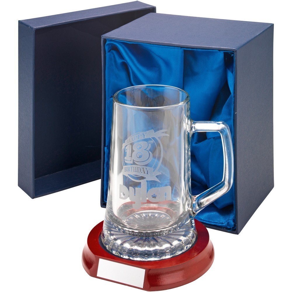 Glass Pint Tankard