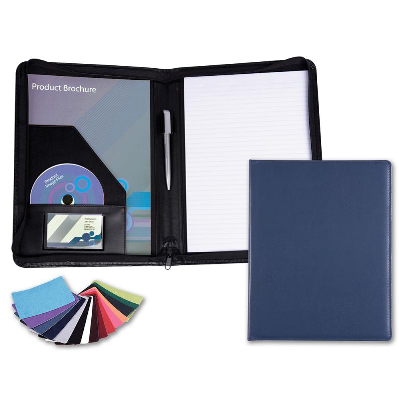 Belluno A4 Zipped Conference Folder