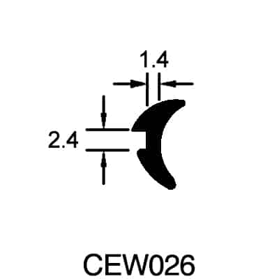 UK Suppliers Of Wedge Gasket (2.4mm x 1.4mm)