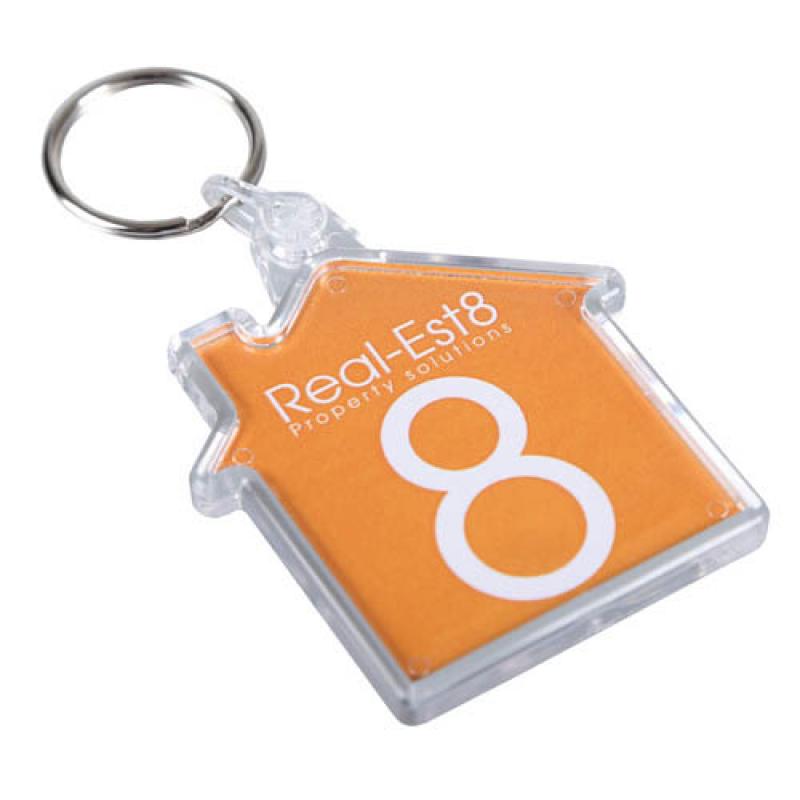 Acrylic House Keyring