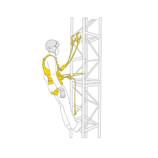 Petzl FALL ARREST AND WORK POSITIONING KIT