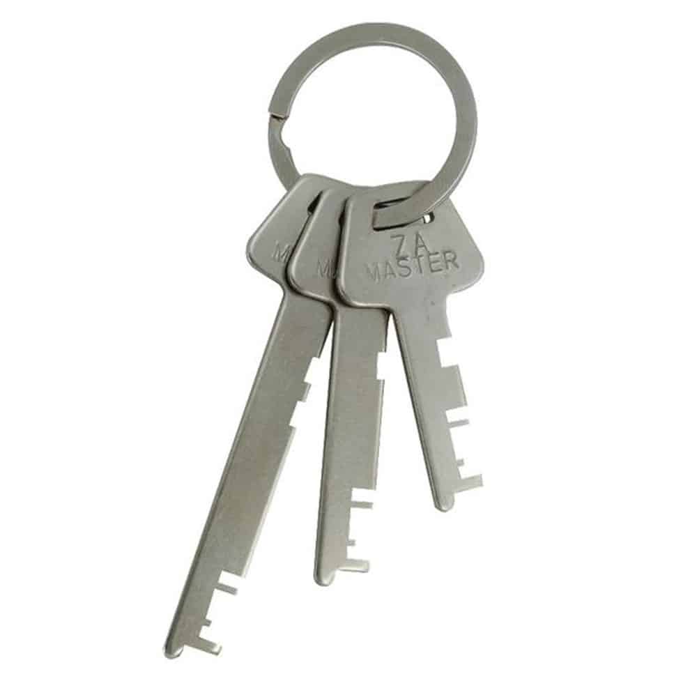 UK Suppliers Of Lowe and Fletcher Flat Steel Master Keys (Set of 3)
