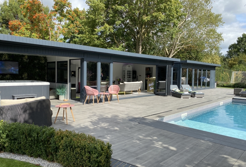 Small Composite Summer House For Garden