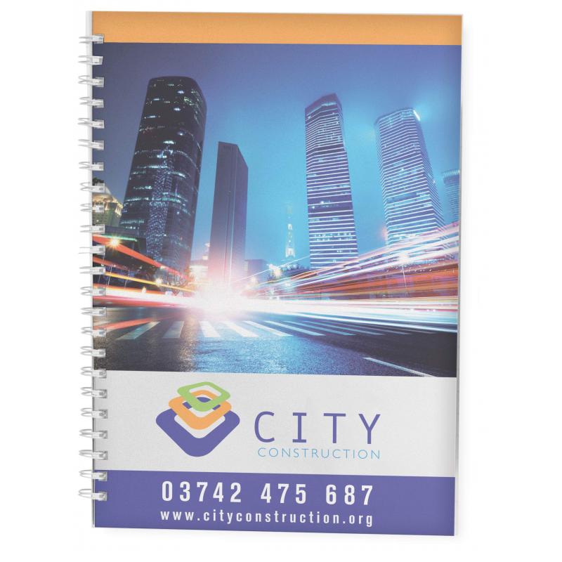 Desk-Mate® wire-o A4 notebook PP cover - 100 pages