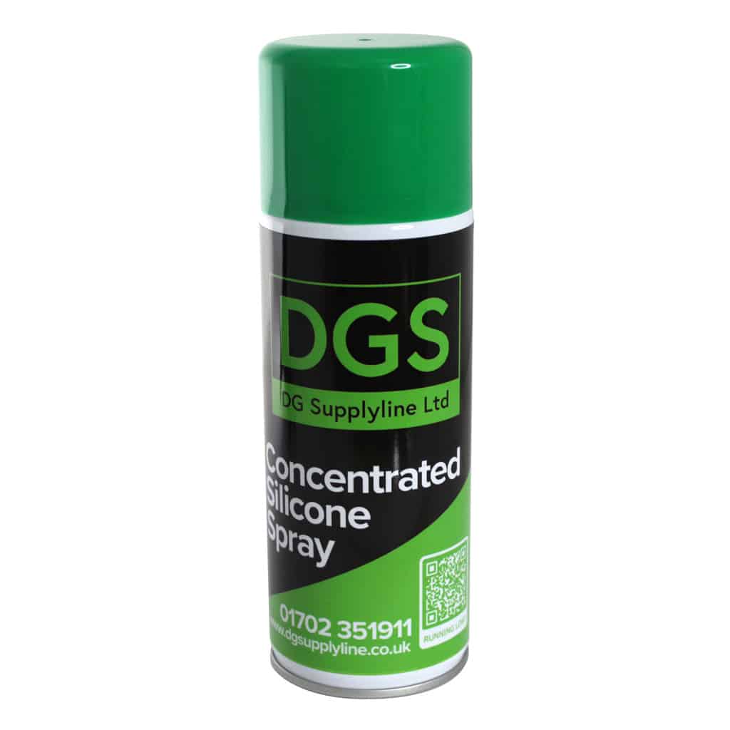 UK Suppliers Of DGS Concentrated Silicone Spray Lubricant 400ml Can – Pack of 12
