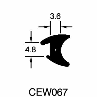 UK Suppliers Of Wedge Gasket (4.8mm x 3.6mm)