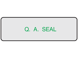 Q. A. Seal label